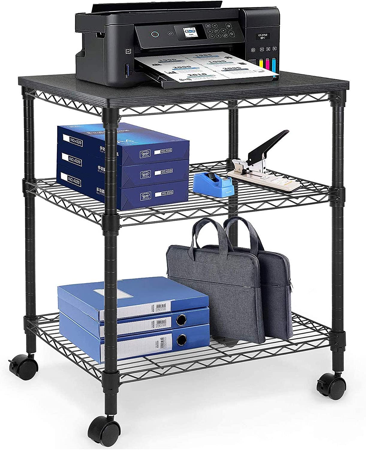 Printer Stand With 3-Tier Design